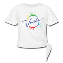 Load image into Gallery viewer, Vívelo - Women&#39;s Knotted T-Shirt - White - white
