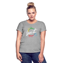 Load image into Gallery viewer, Live it - Women&#39;s Relaxed Fit T-Shirt - White - heather gray
