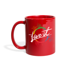 Load image into Gallery viewer, Live it - Full Color Mug - red
