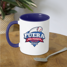 Load image into Gallery viewer, JPD -  Fuera del Parque MUG - white/cobalt blue
